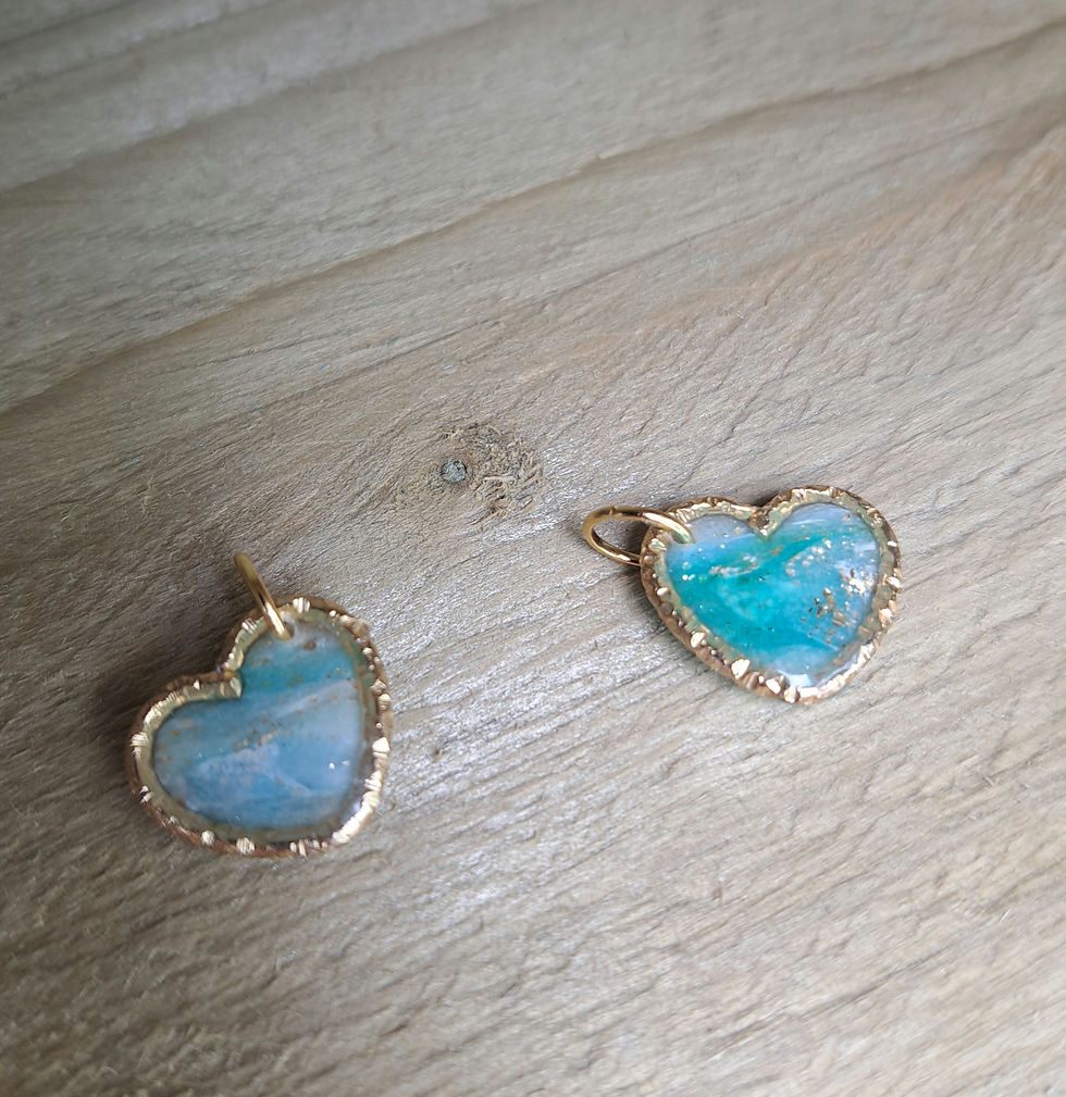 Thumbnail: Spring agate collection ketting hanger