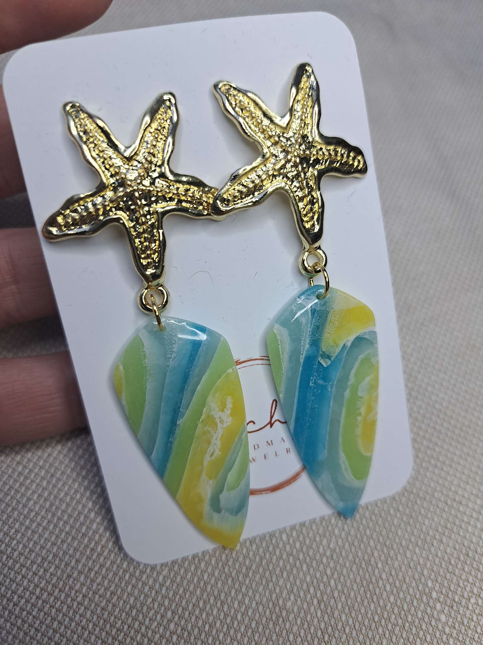 Thumbnail: Spring agate collection big star pendant 