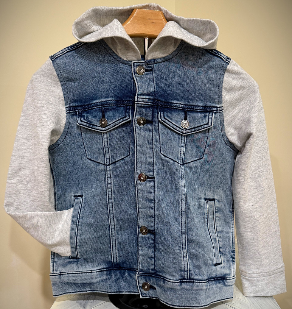 Thumbnail: Denim Jacket with Hoodie