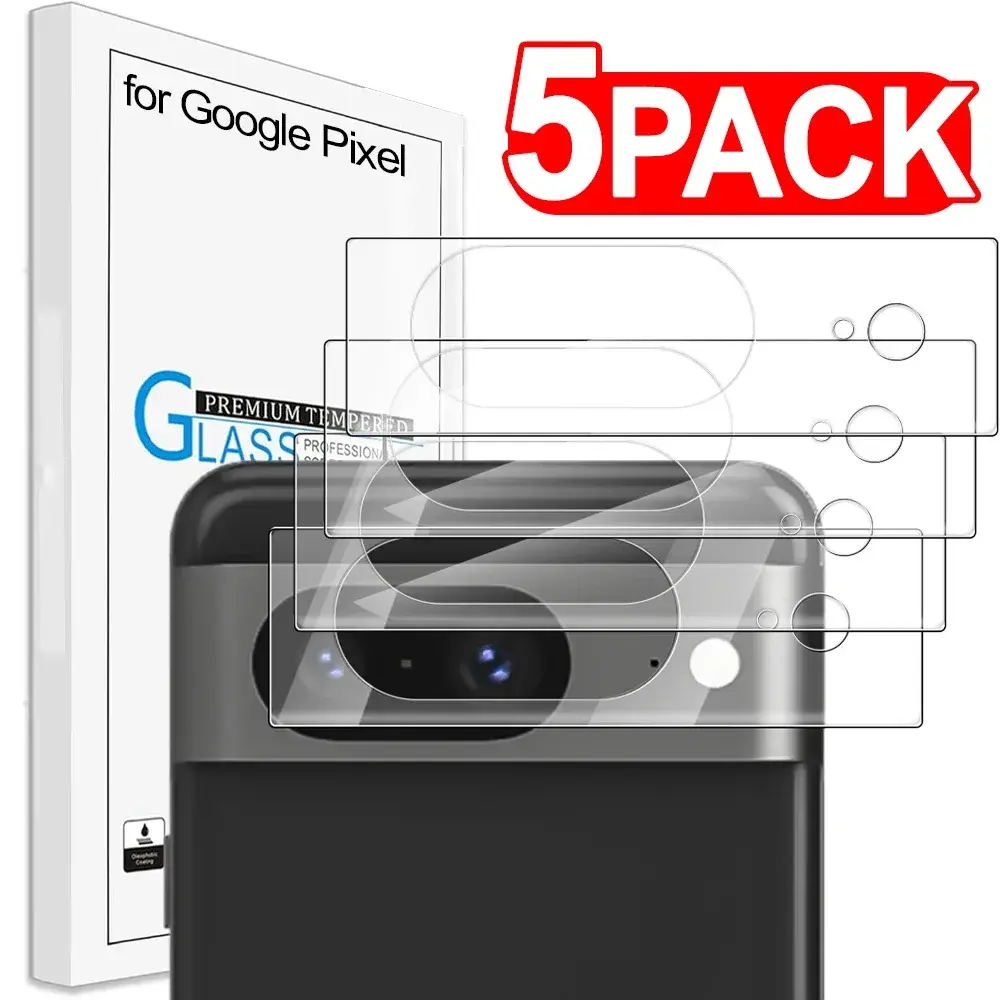 Tempered Glass Lens Protectors for Google Pixel 9 Pro XL 8 7 6A HD Clear Anti-sc