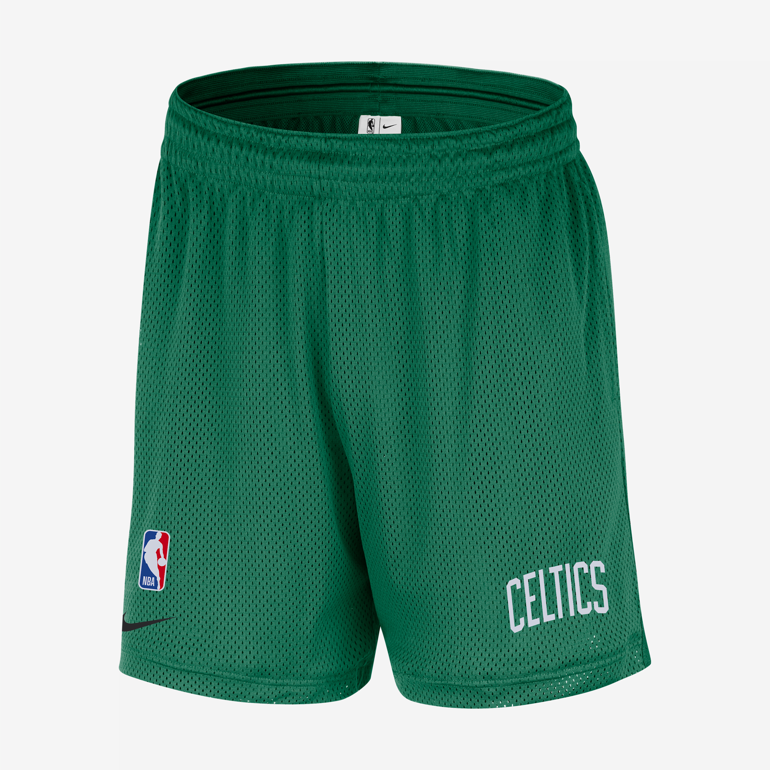 Shorts Nike de malla de la NBA para hombre Boston Celtics - Verde