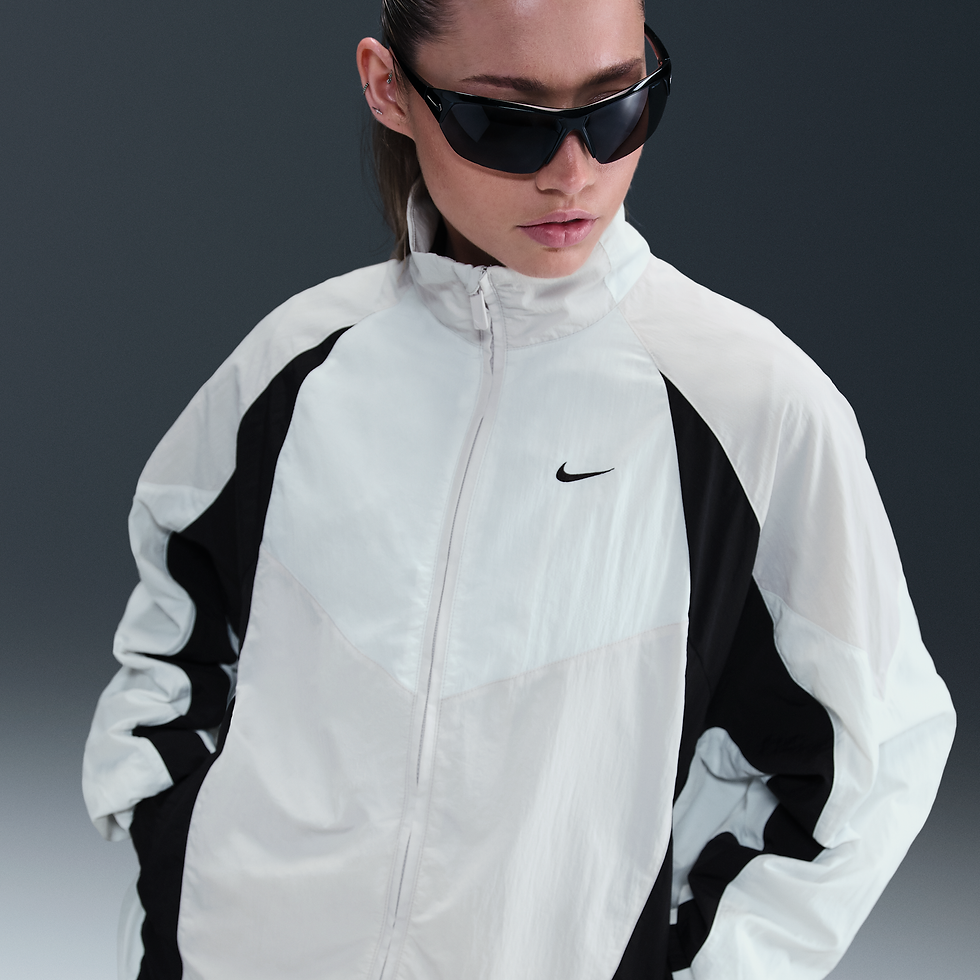 Chamarra deportiva oversized para mujer Nike Sportswear - Gris