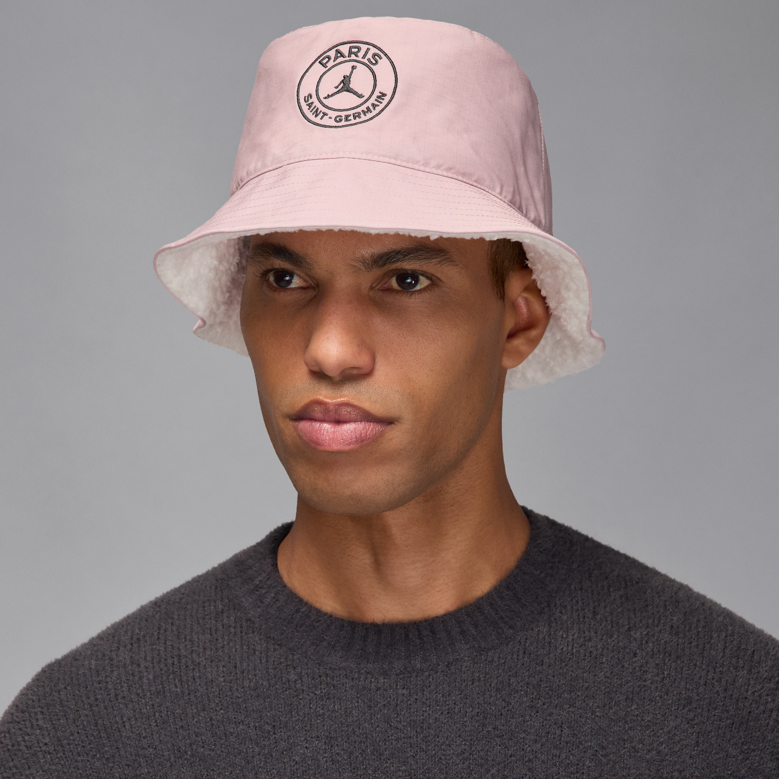 Gorro tipo pescador con forro Sherpa Paris Saint-Germain Apex - Rosa