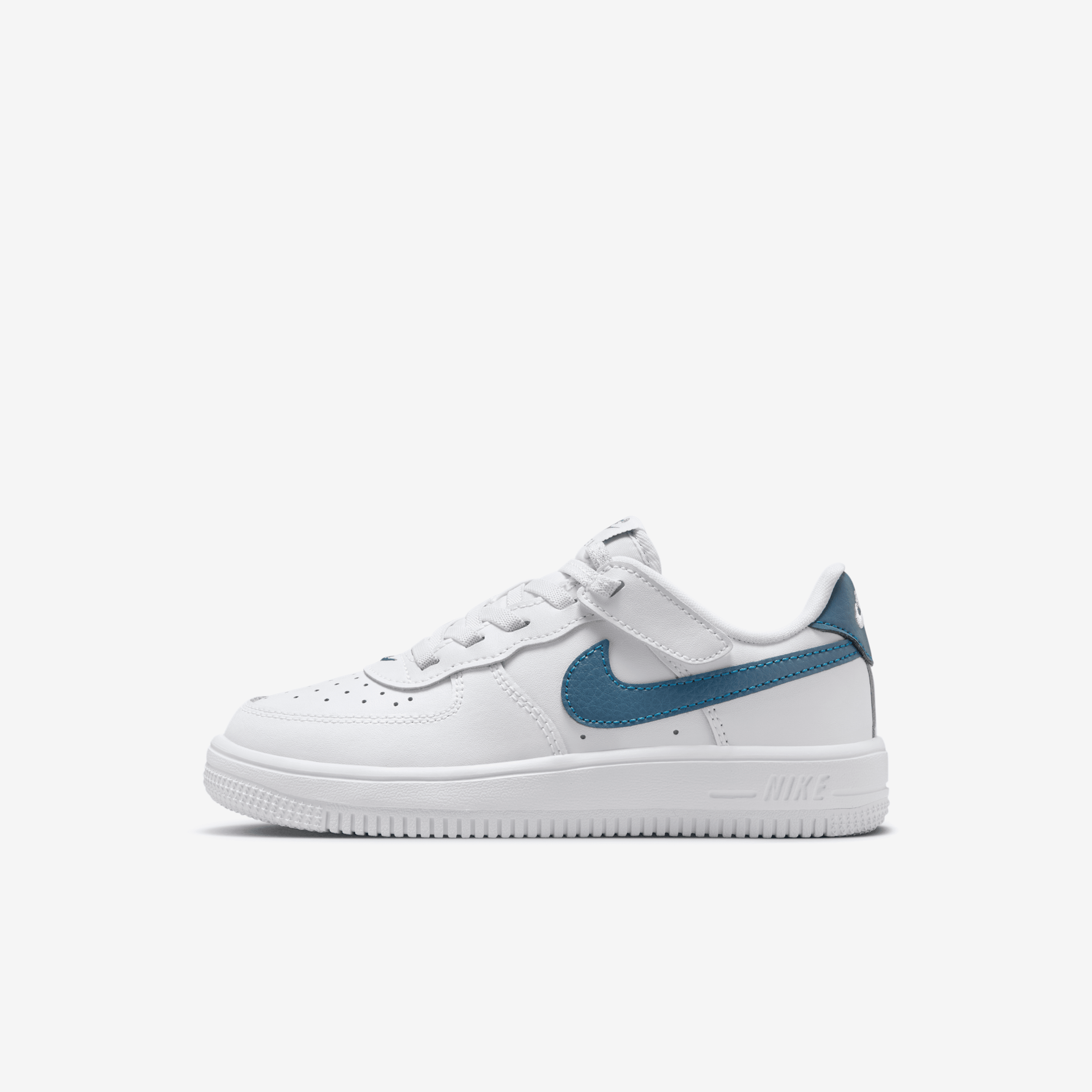 Tenis para niños de preescolar Nike Force 1 Low EasyOn - Blanco
