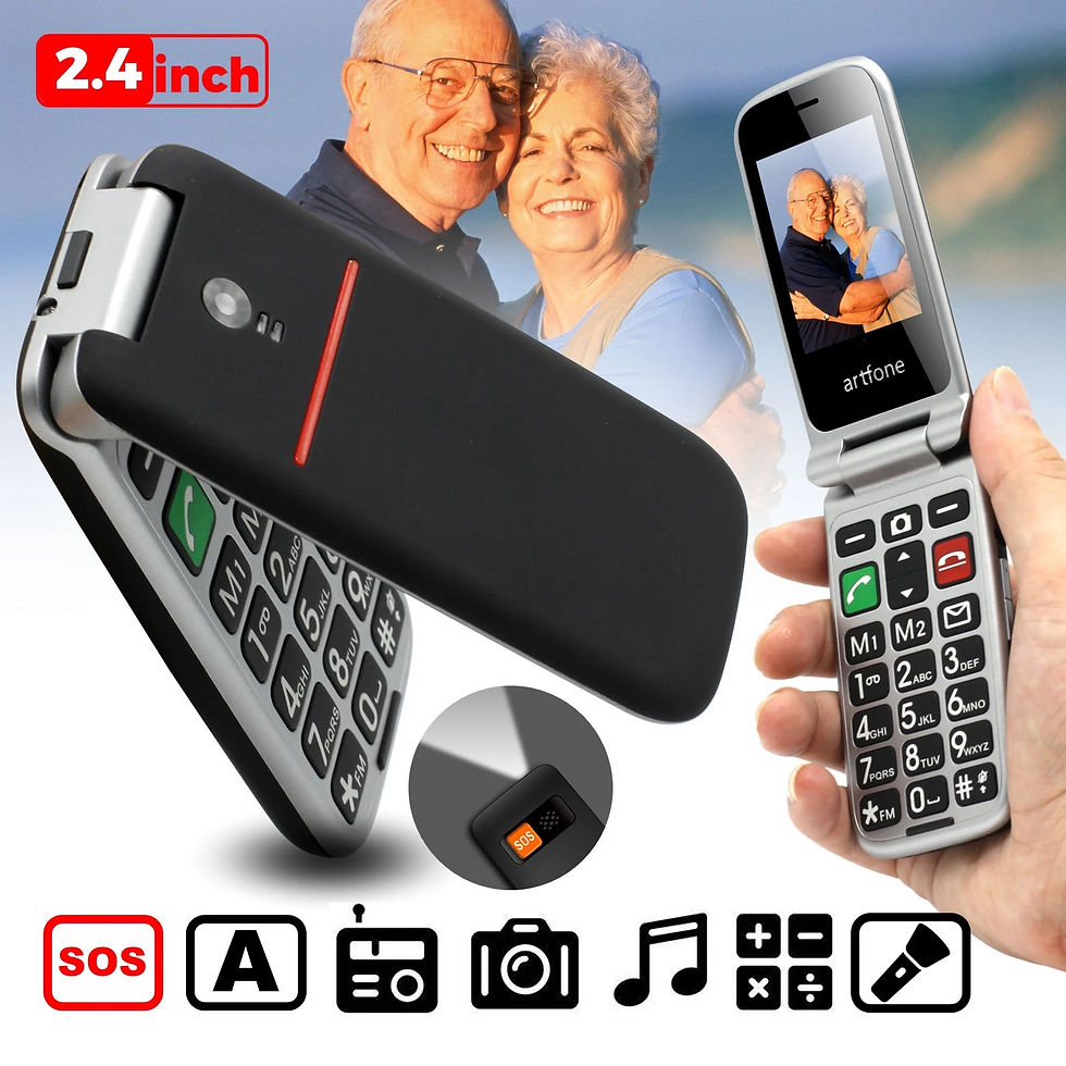 Flip Big Button Senior Mobile Phone Artfone CF241A For Elderly Unlocked Celulare