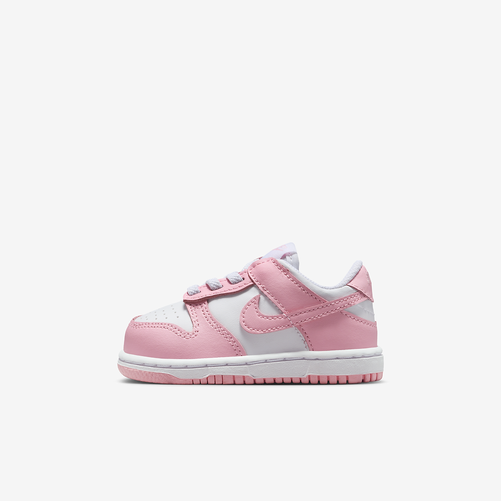 Tenis para bebé e infantil Nike Dunk Low - Blanco