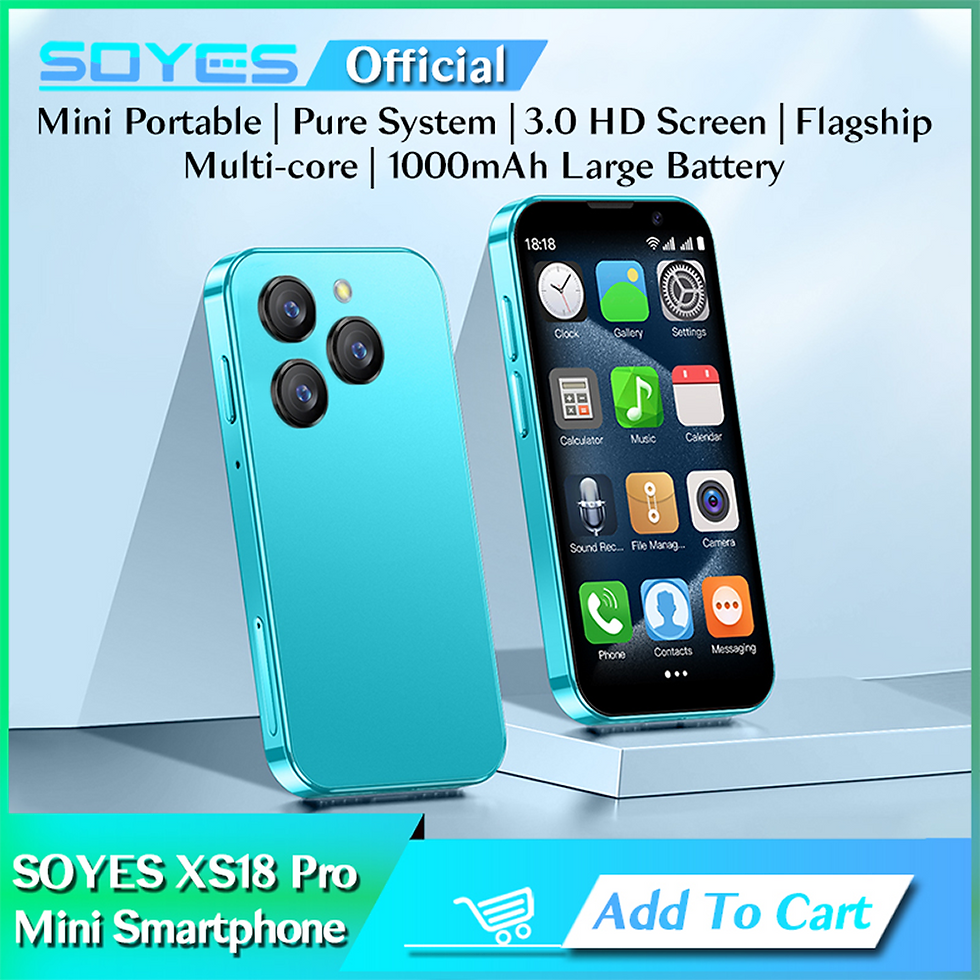 SOYES XS18 Pro 2GB RAM 16GB ROM Android9.0 Mini Smartphone With Facial Recogniti