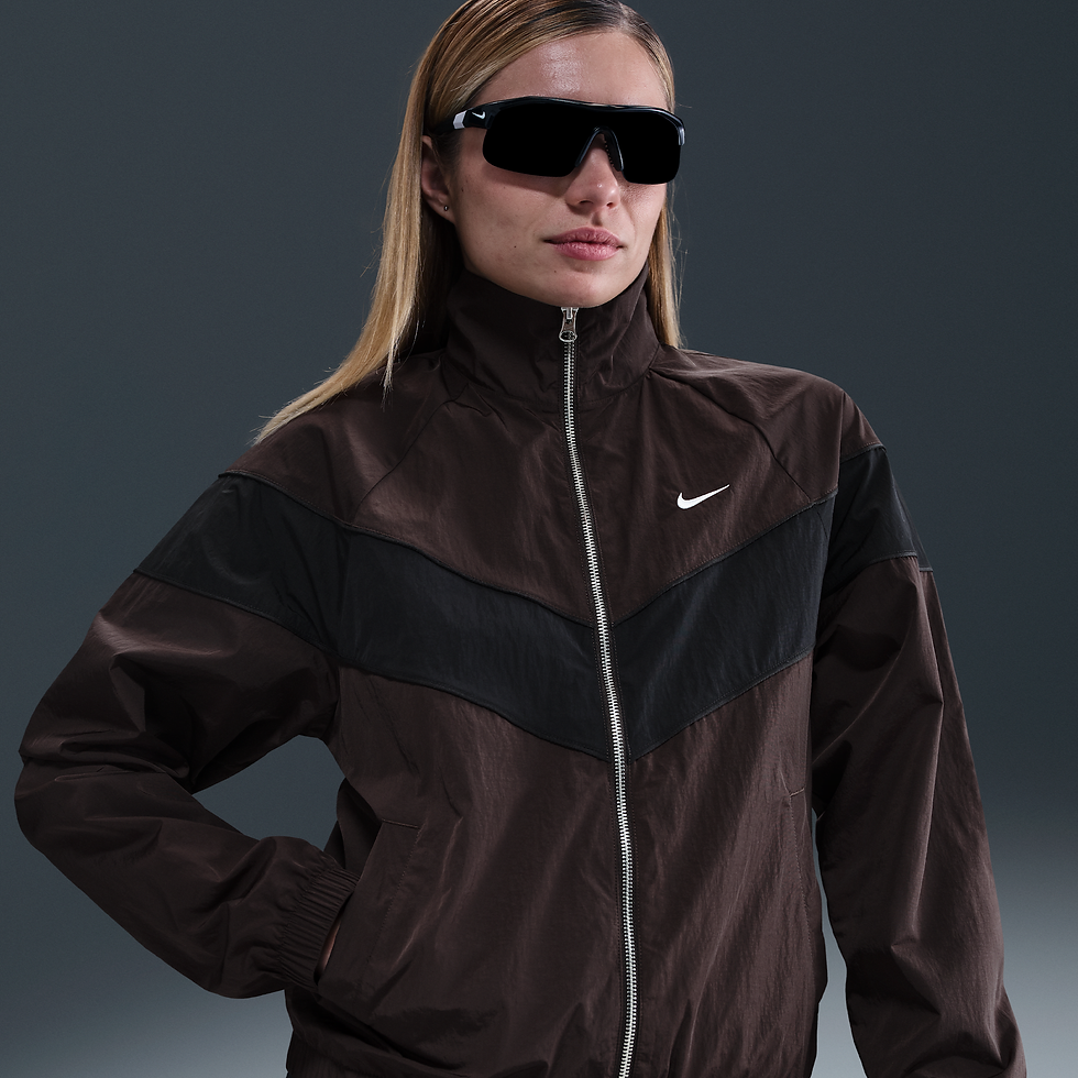 Chamarra de tejido Woven holgada de cierre completo con protección UV para mujer