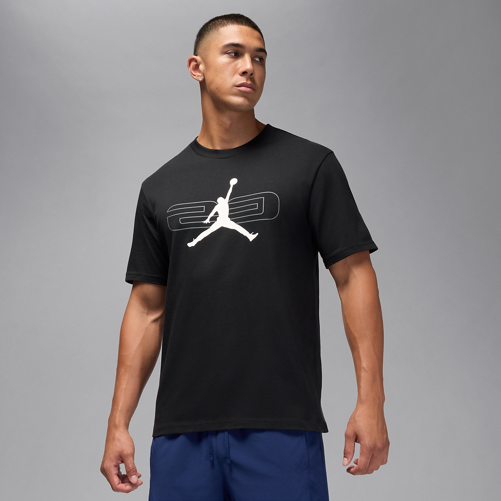 Playera para hombre Jordan Sport - Negro - 50% algodón orgánico