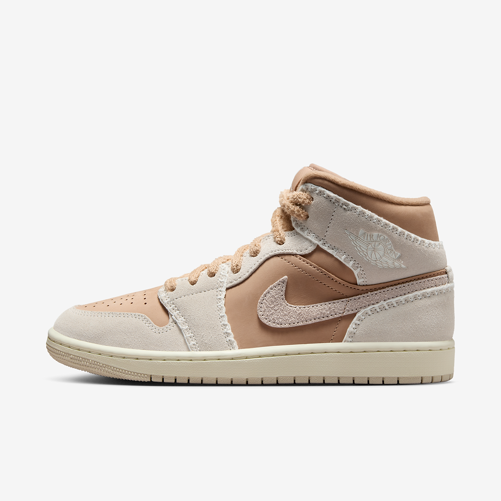 Tenis para mujer Air Jordan 1 Mid SE - Marrón