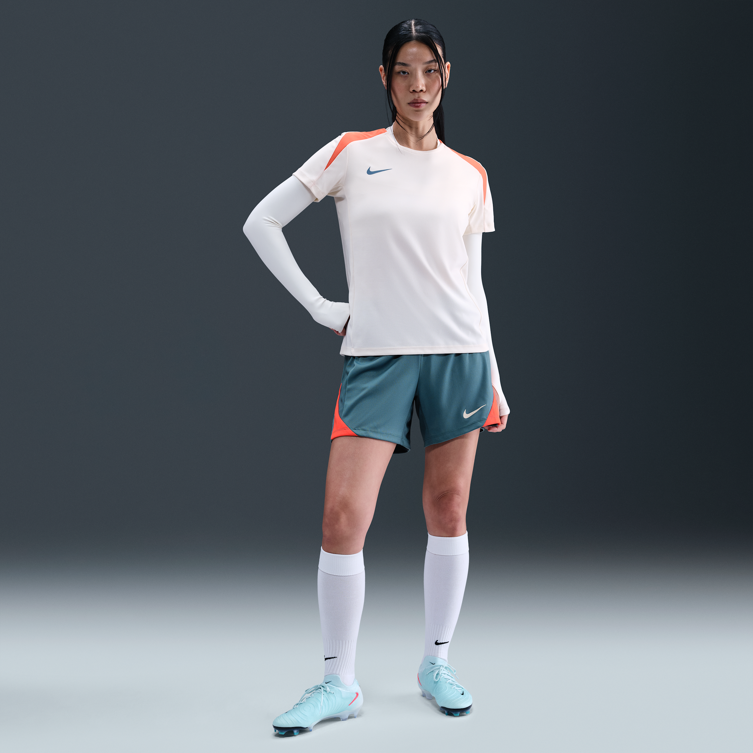 Shorts de f�tbol Dri-FIT para mujer Nike Strike - Azul - 50% Poli�ster reciclado