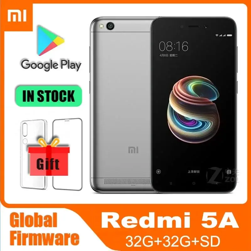 Global rom Original Xiaomi Redmi 5A 3g 32g mobile phones celulares smartphone Ce
