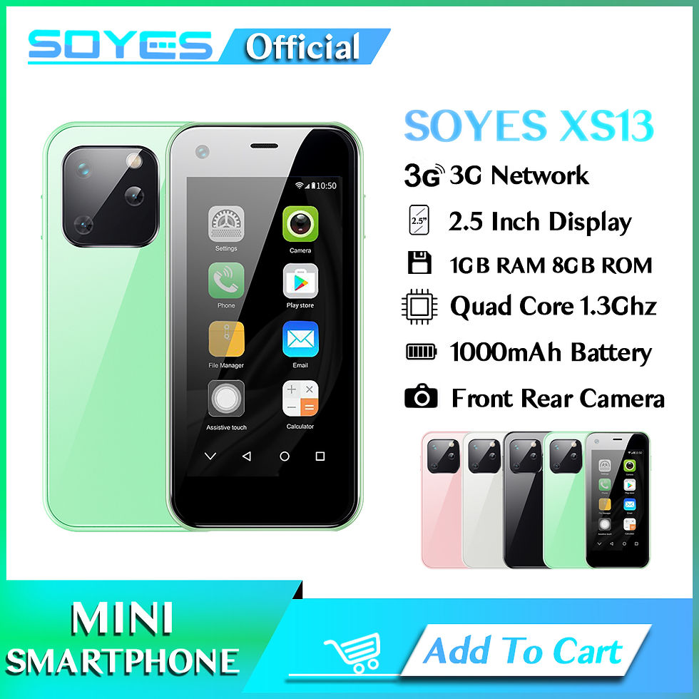 SOYES XS13 Mini Smartphone Quad Core Android Cellphone 3D Glass Dual SIM TF Card