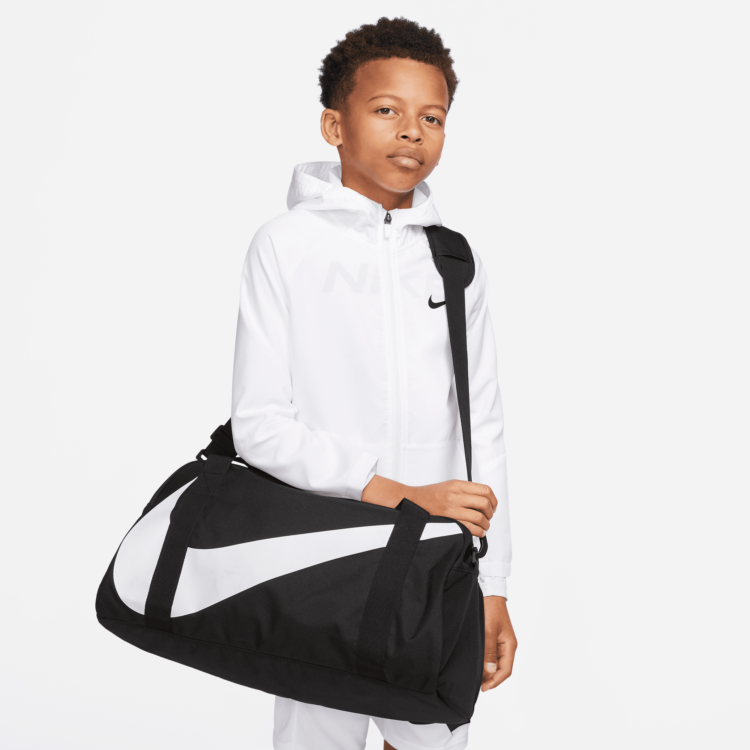 Bolsa para niños Nike Gym Club (25L) - Negro - 50% Poliéster reciclado