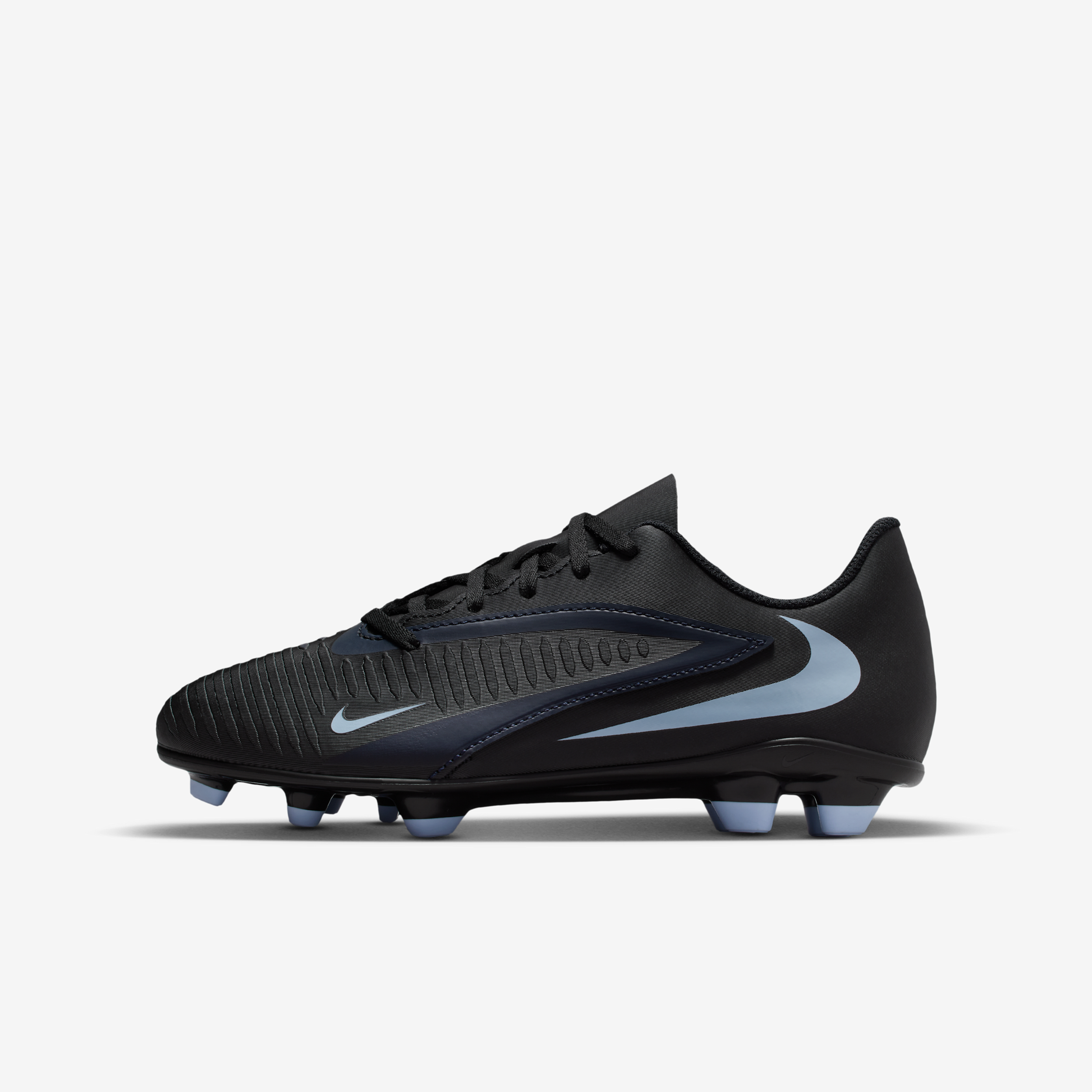 Tacos de fútbol para terrenos múltiples para niños grandes Nike Jr. Phantom 6 Lo