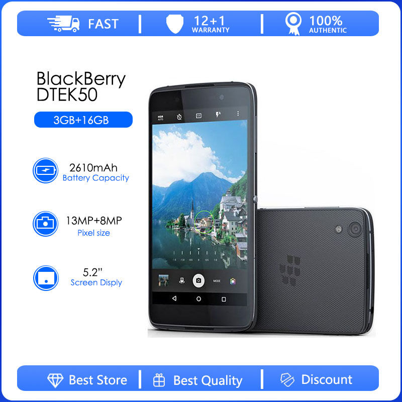 BlackBerry DTEK50 Refurbished Original Unlocked Octa-core Refurbished Cellphone