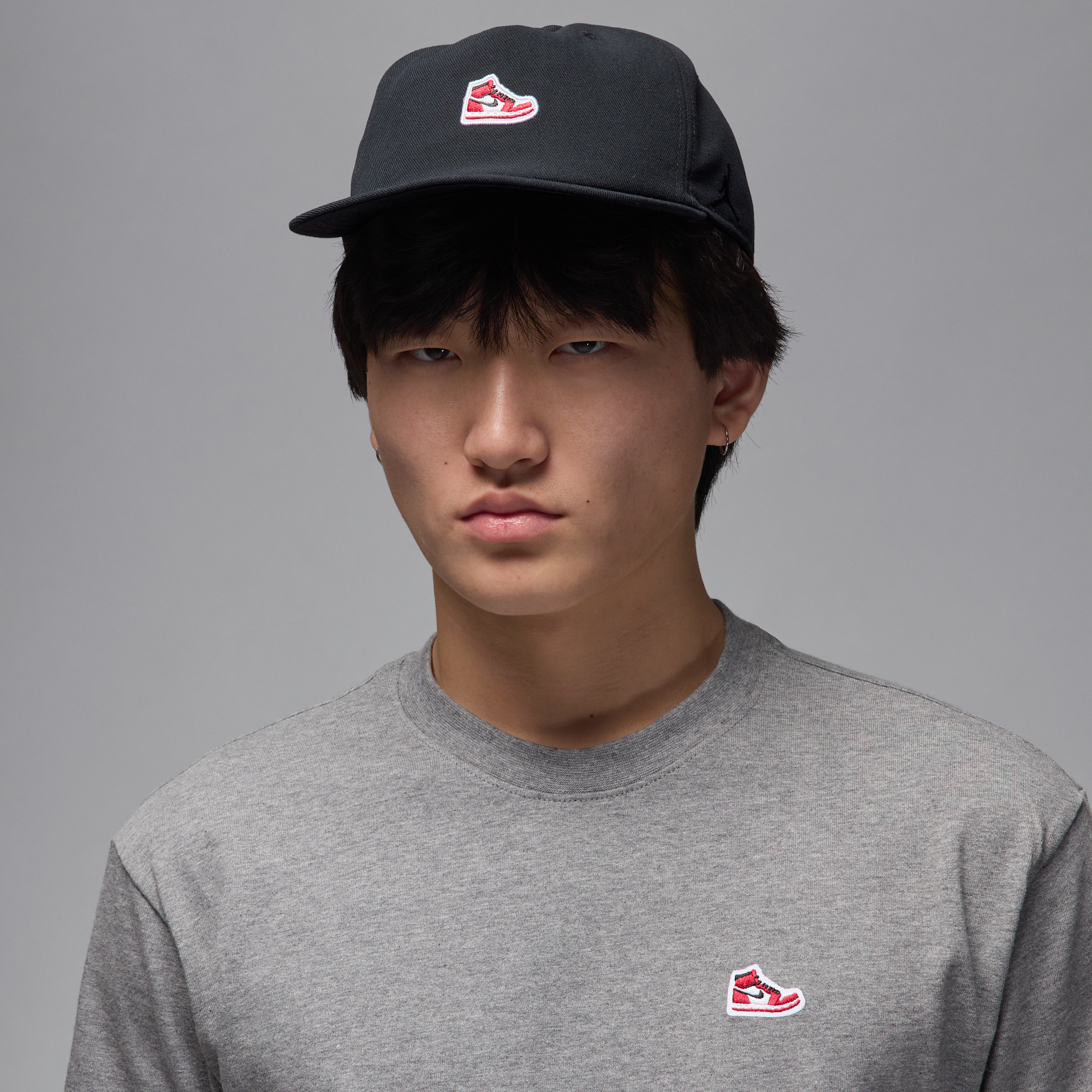 Gorra con estructura Jordan Pro - Negro - 50% Combinaciones con materiales soste