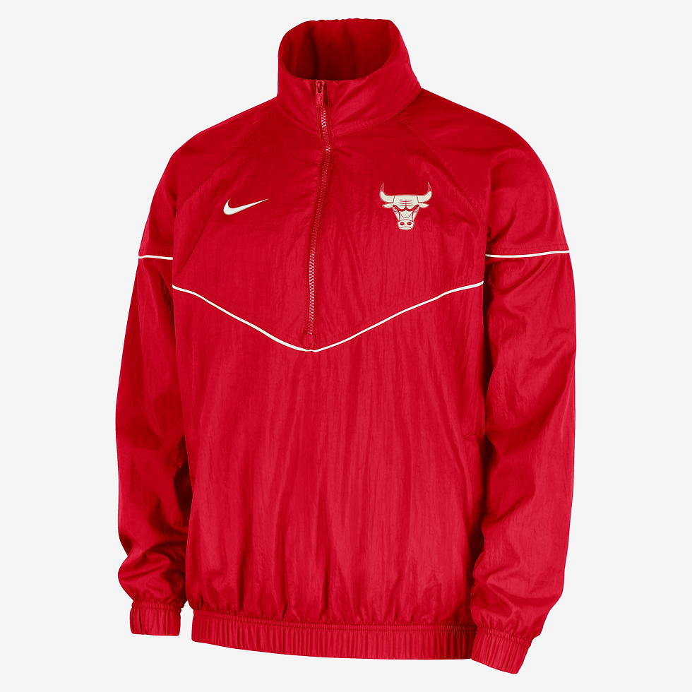 Chamarra tipo anorak Nike de la NBA para hombre Chicago Bulls Courtside Windrunn