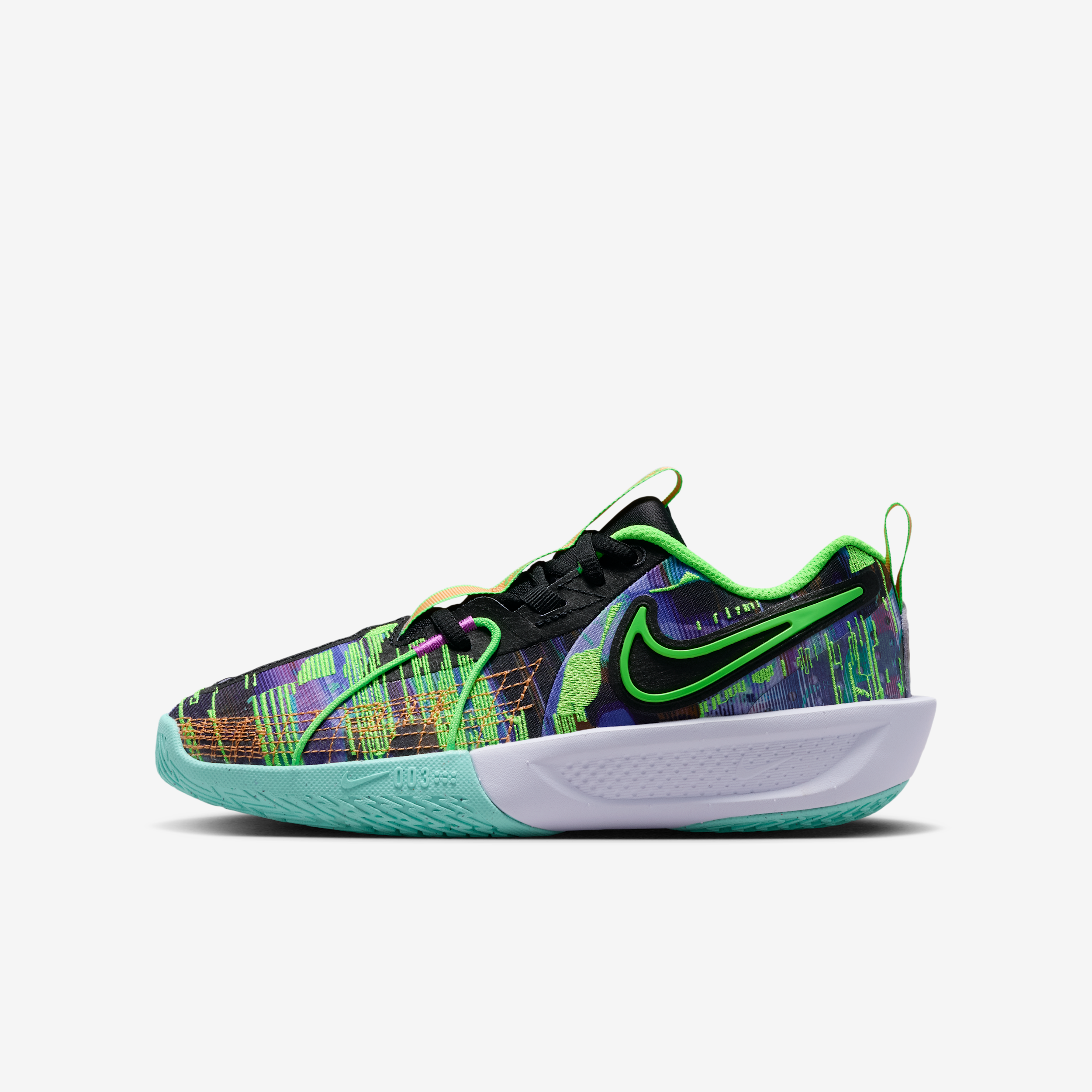 Tenis de básquetbol para niños grandes Nike G.T. Cut 3 - Azul