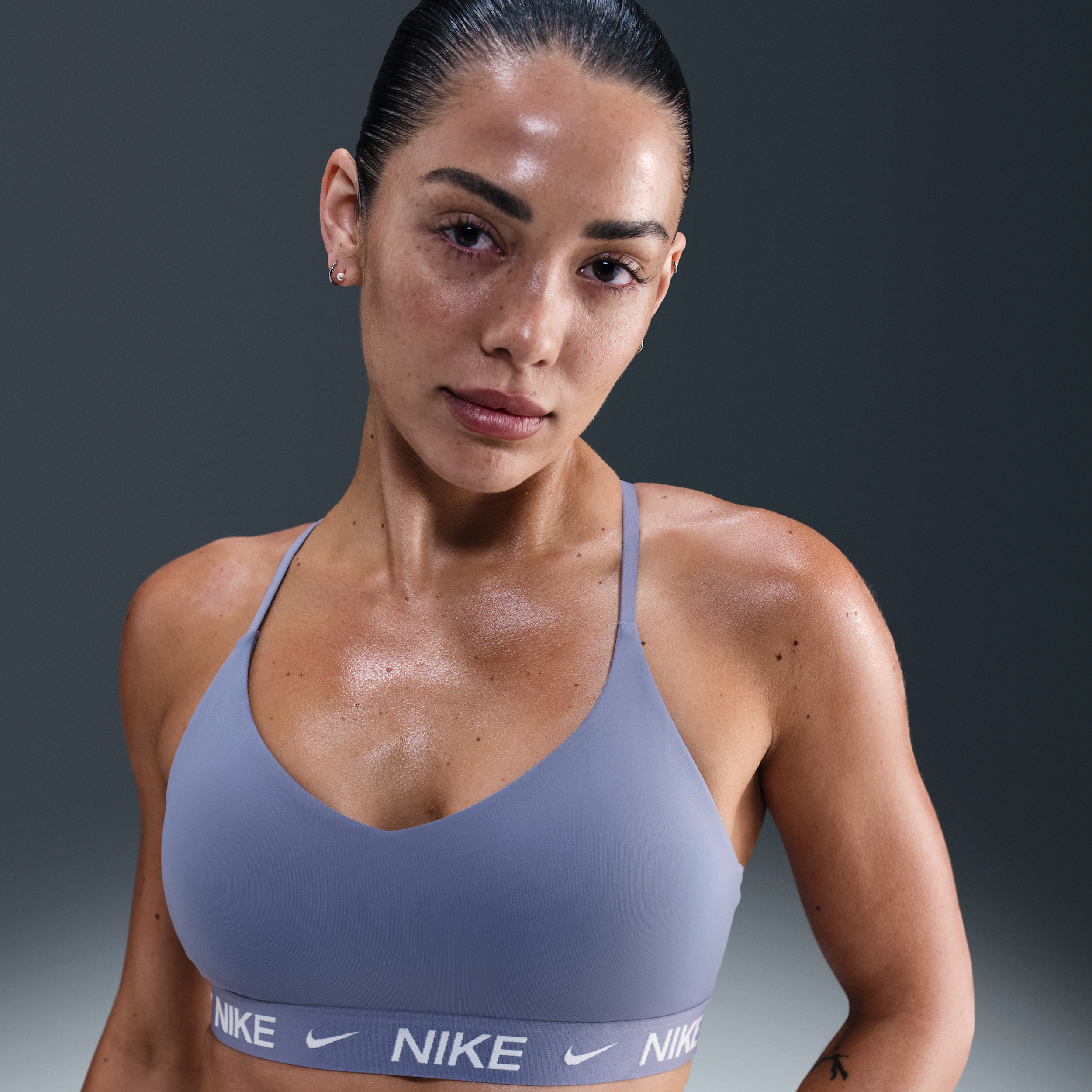 Bra deportivo ajustable con almohadillas para mujer Nike Indy Light Support - Az