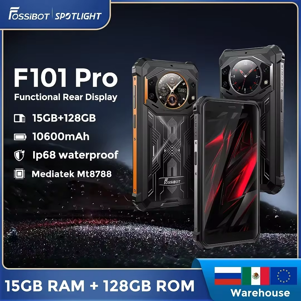 Fossibot F101Pro Rugged Smartphone 15GB+128GB Android 13 IP68 Waterproof Mobile