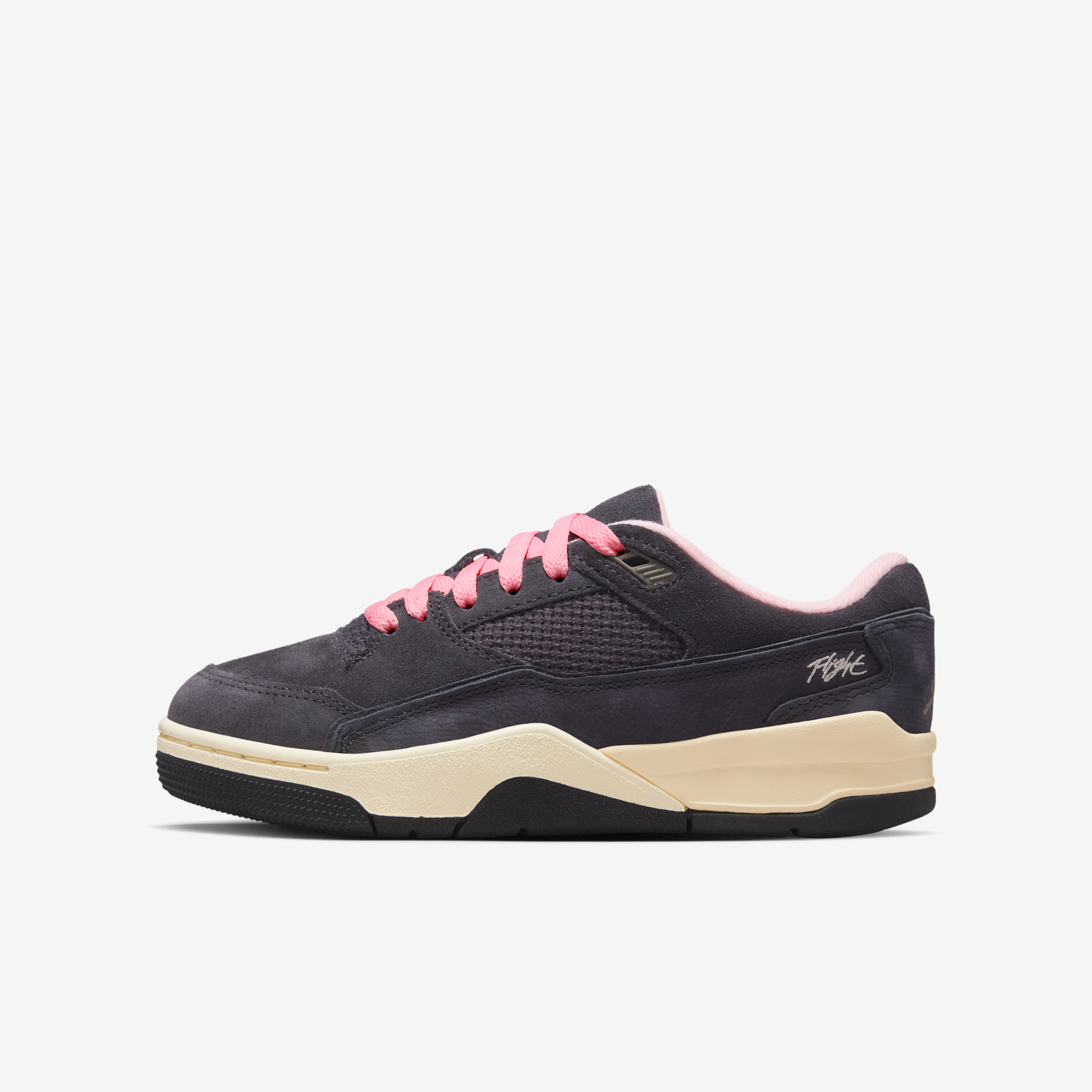 Tenis para niños grandes Jordan Flight Court - Gris
