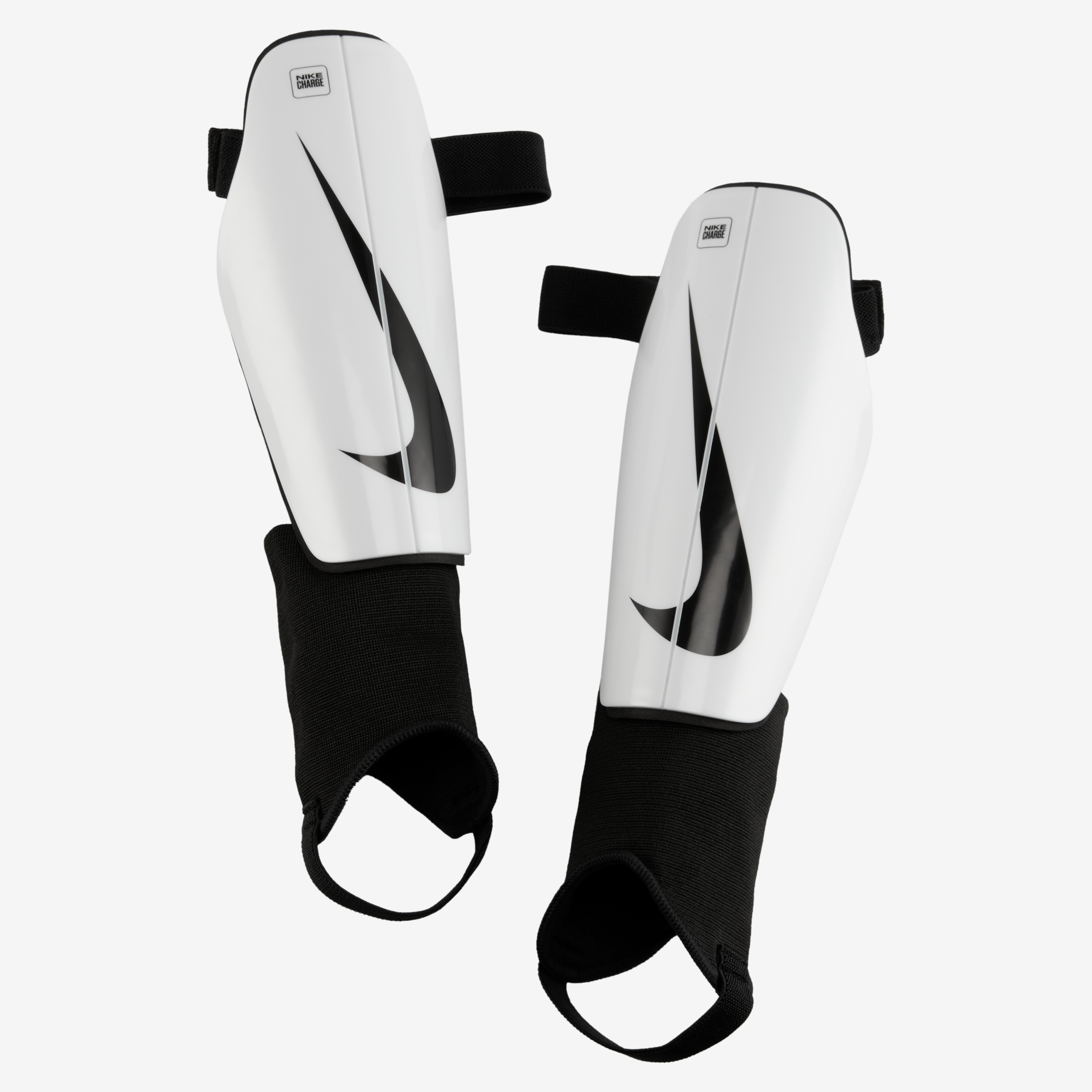 Espinillera de fútbol Nike Charge - Blanco