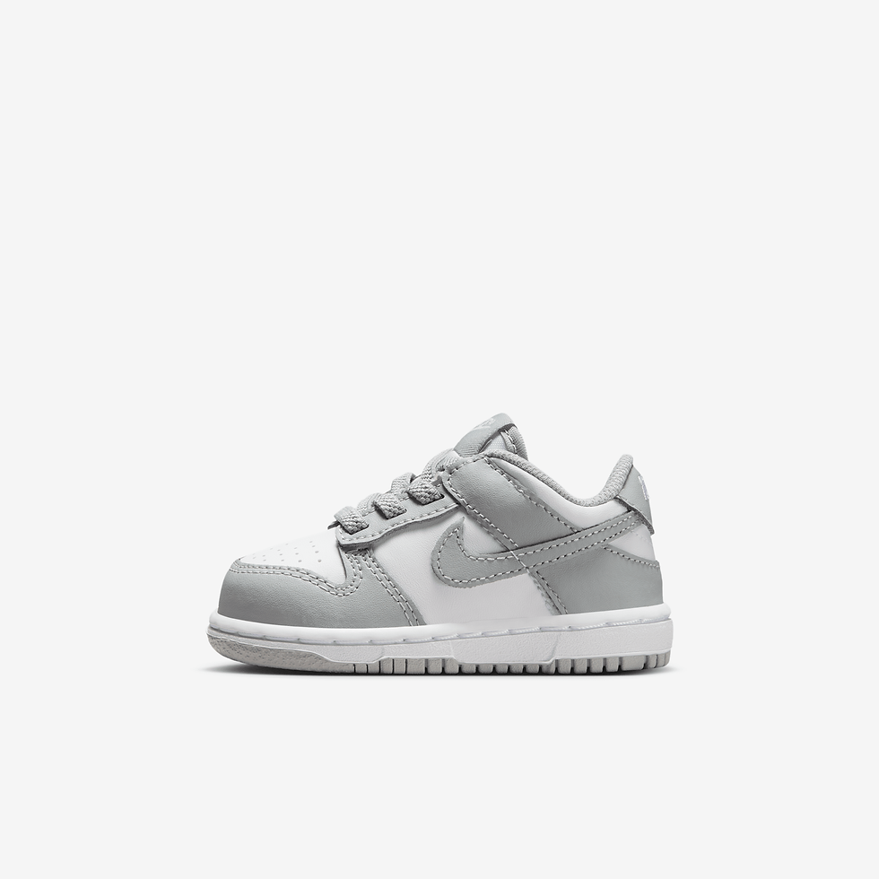 Tenis para bebé e infantil Nike Dunk Low - Blanco
