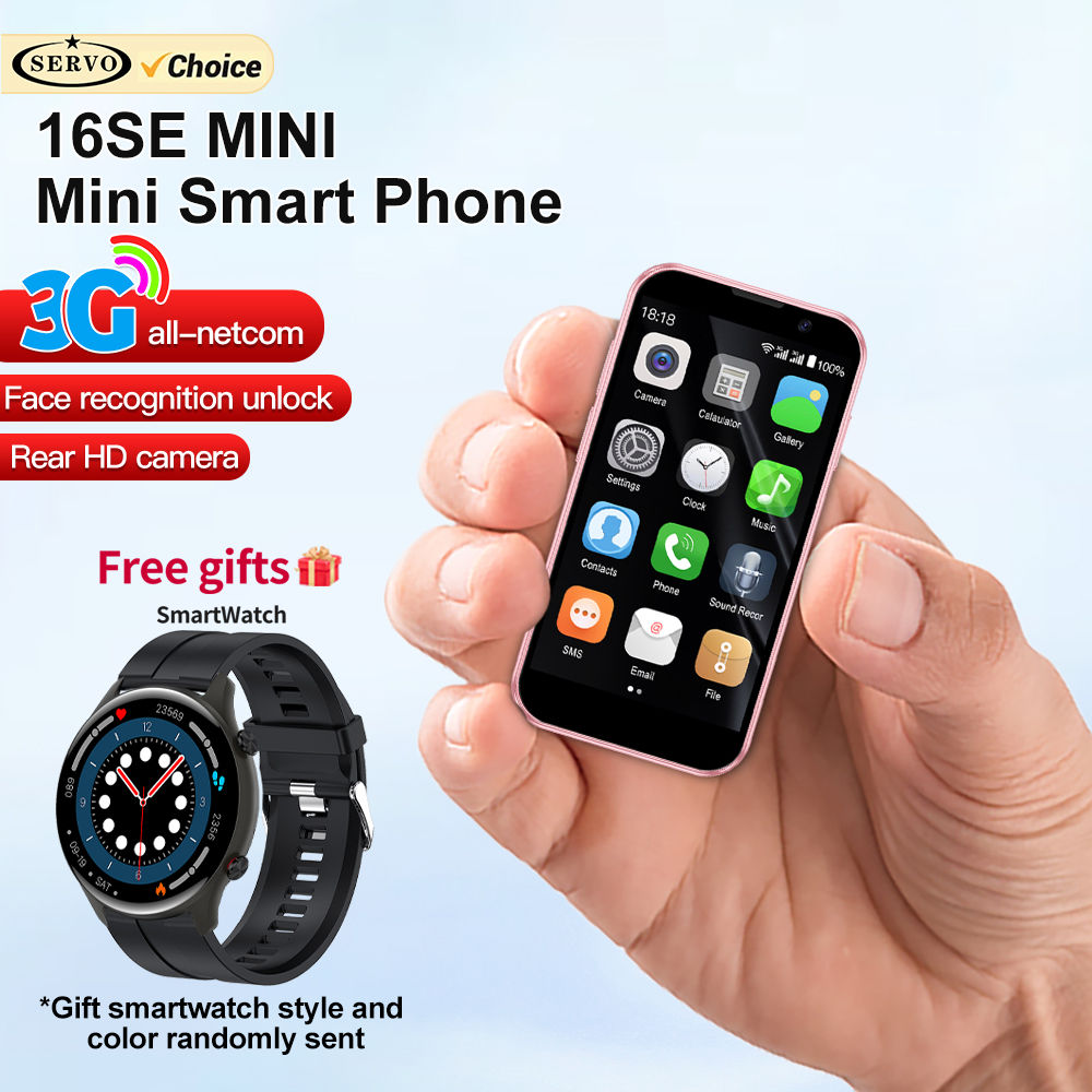 SERVO 16SE MINI Cute Smart Phone Android System 3G WCDMA 2 SIM Cards Face Unlock