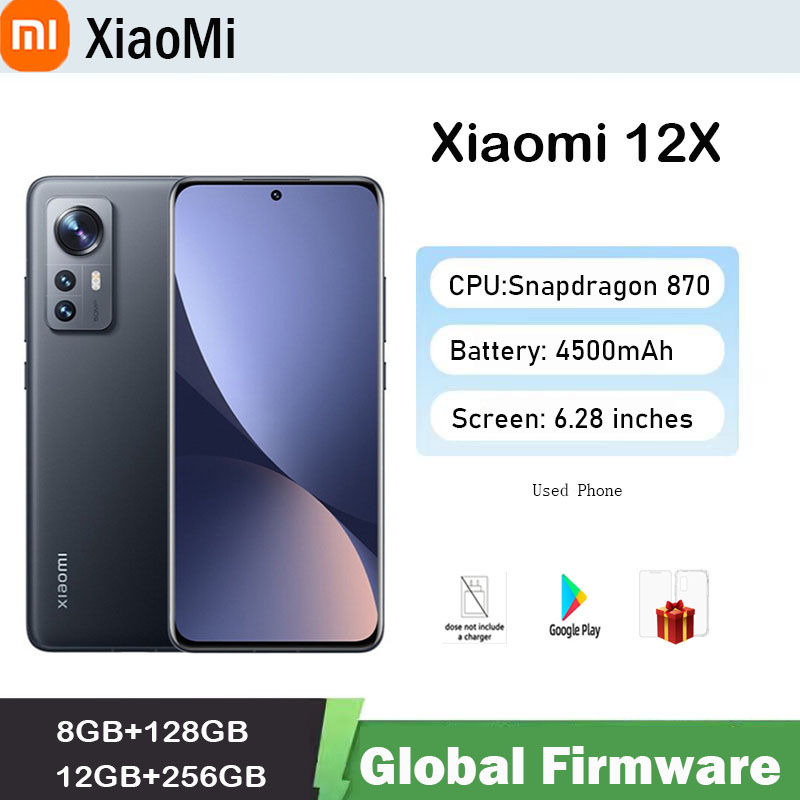 Xiaomi Mi 12x smartphone Android 5G 6.28 inch 2400x1080 Global firmware12GB RAM