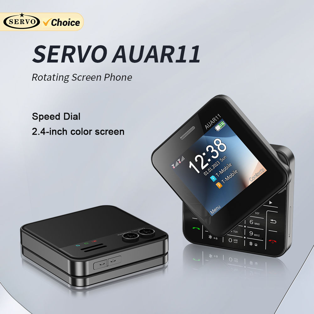Original SERVO AUAR11 Side Sliding Mobile Phone 2.4 inch Screen Dual SIM Speed D