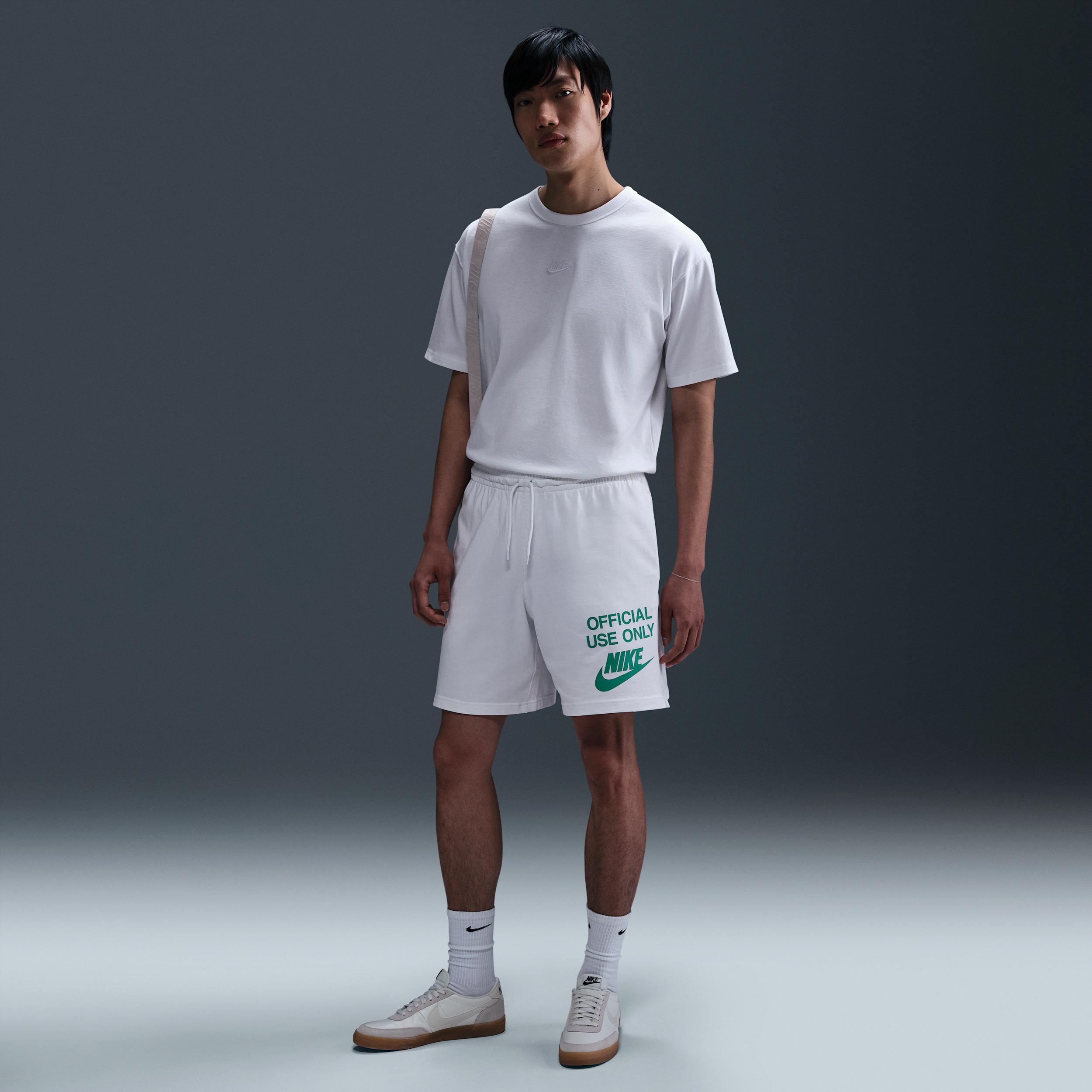 Shorts de tejido Knit para hombre Nike Club - Blanco