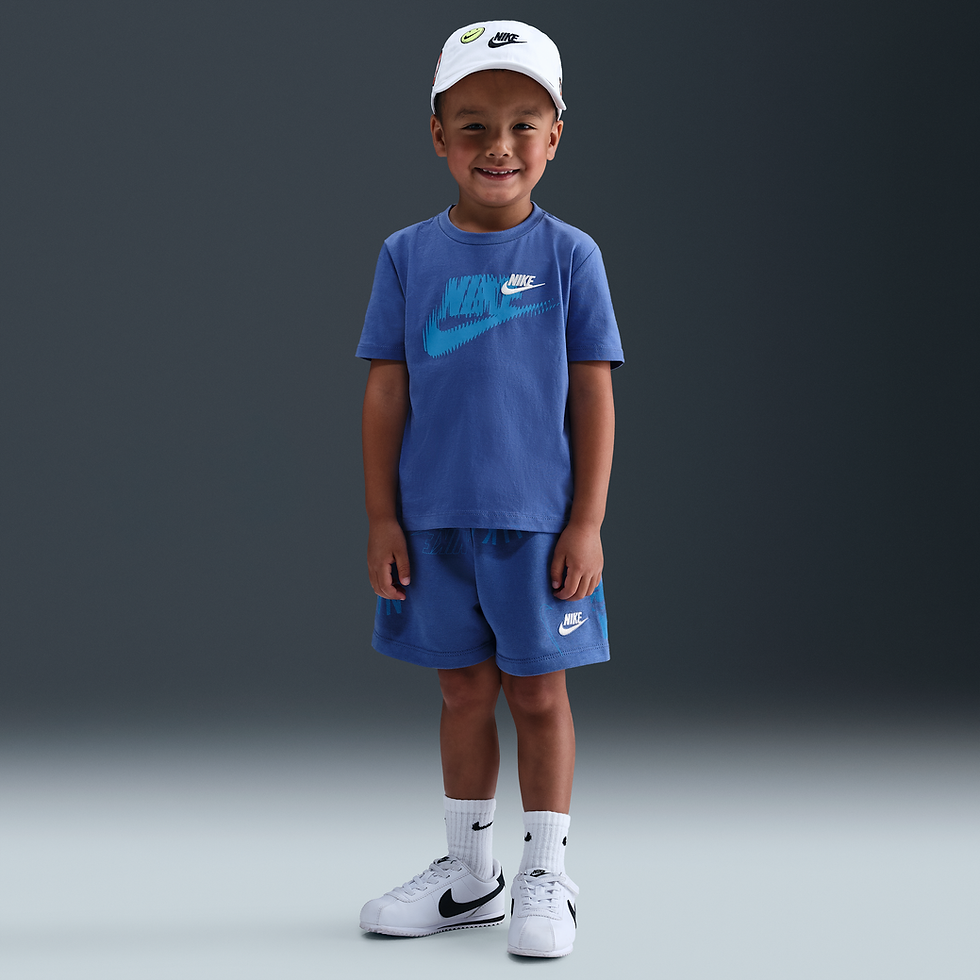 Conjunto de shorts Energy de dos piezas infantil Nike - Azul