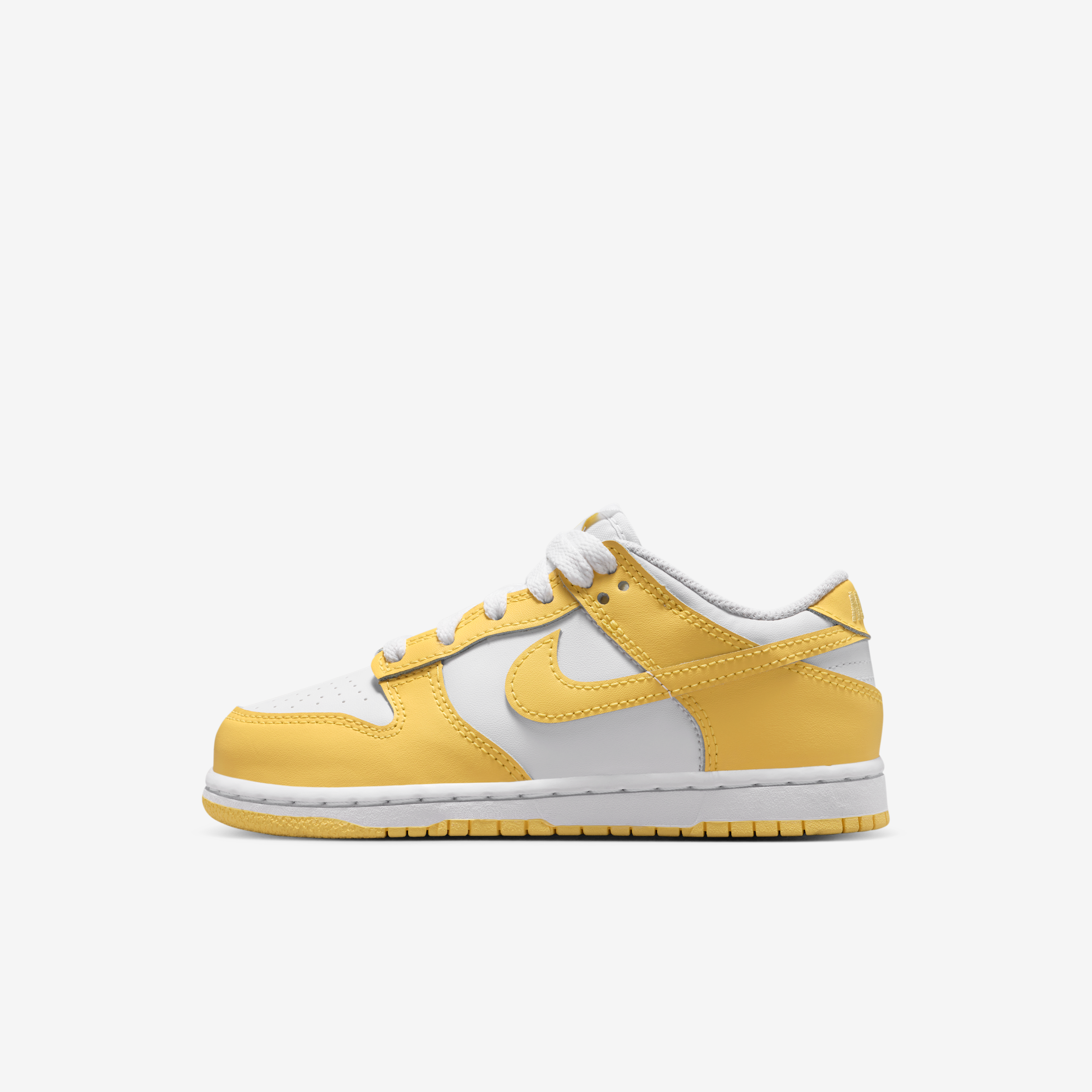 Tenis para niños de preescolar Nike Dunk Low - Blanco