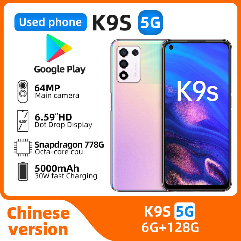 Oppo K9S 5G Android 11.0 6.59" 120HZ 2412X1080 Smart Phone Screen Snapdragon 778