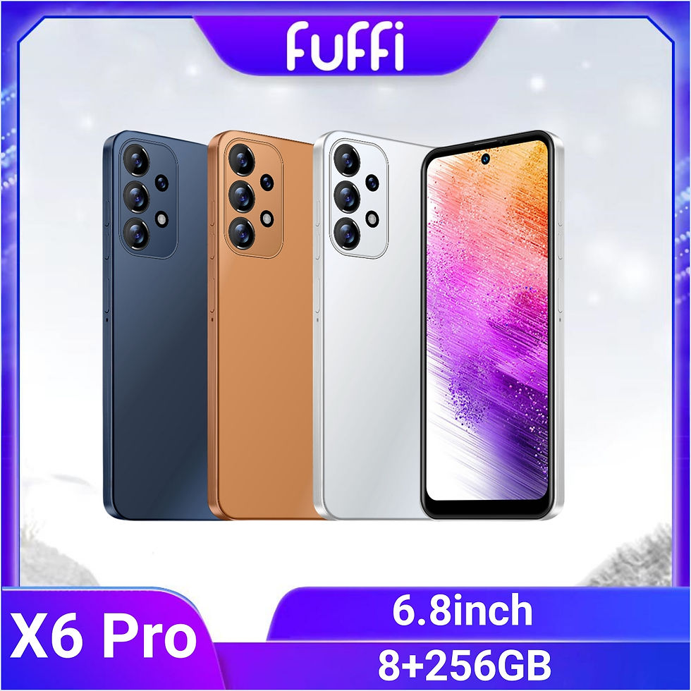 FUFFI-X6 Pro,Smartphone Android,6.8 inch,8+256GB ROM,Mobile phones 6800mah Batte
