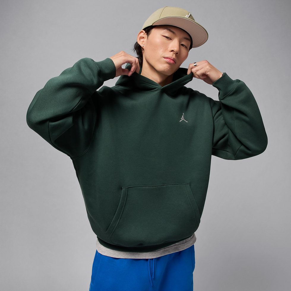 Sudadera con gorro sin cierre oversized para hombre Jordan Brooklyn Fleece - Ver