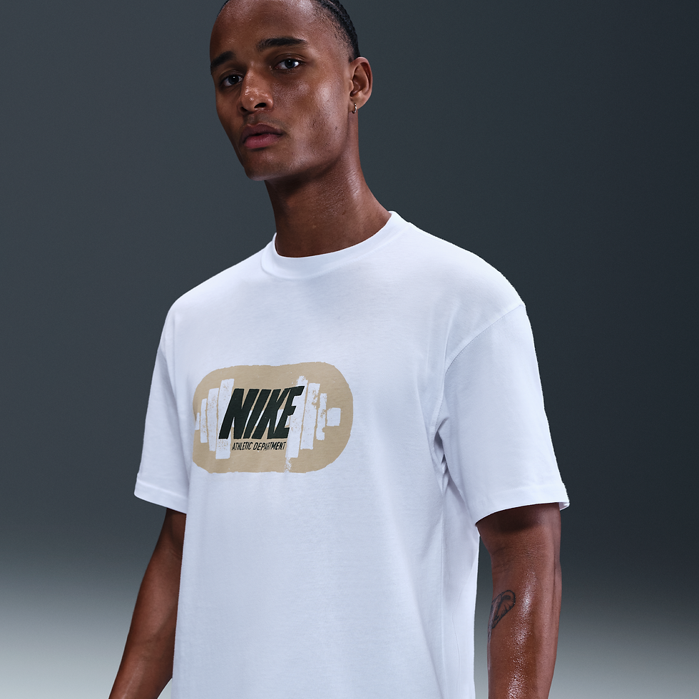Playera de entrenamiento de tenis Max90 para hombre Nike - Blanco