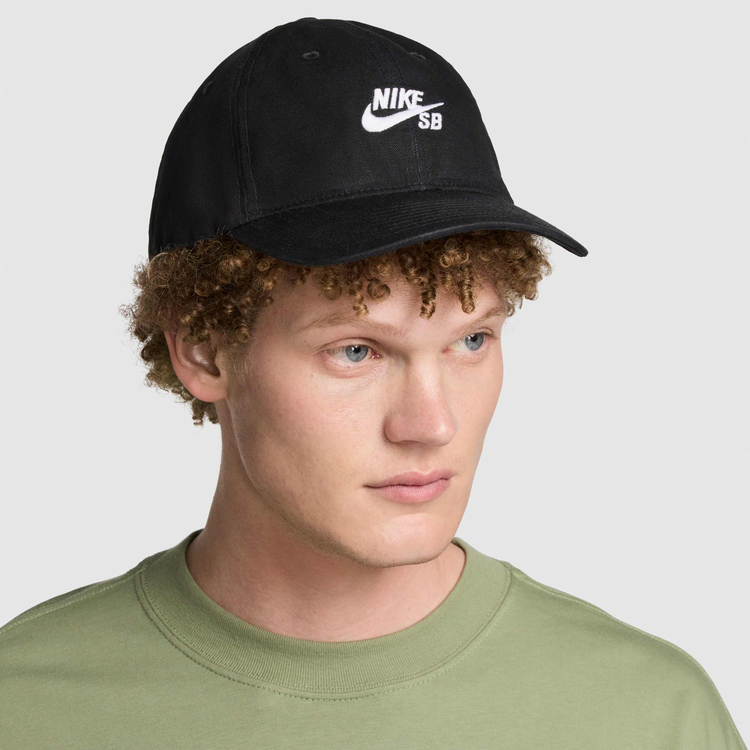 Gorra de skateboarding sin estructura Nike SB Club - Negro - 50% algodón orgánic