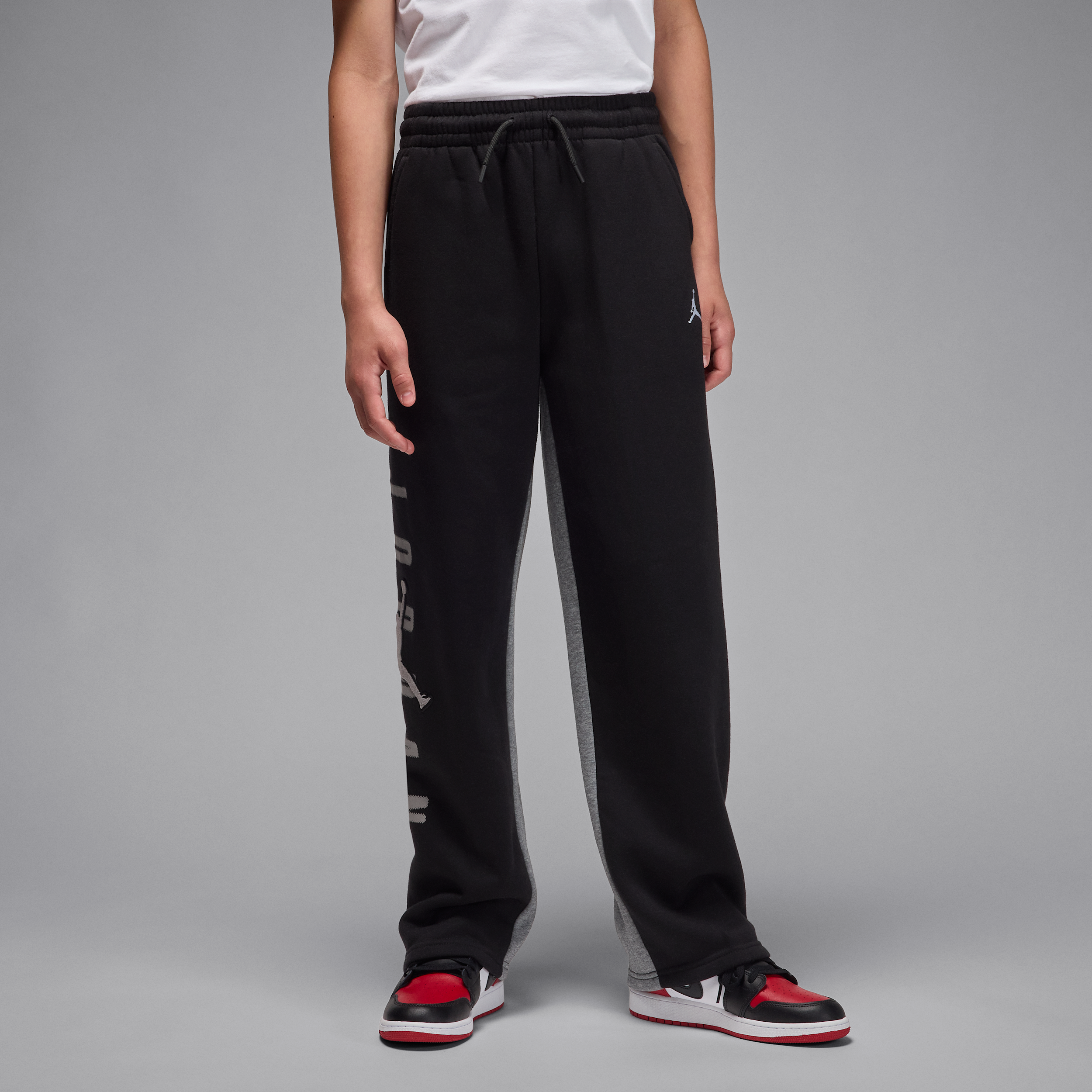 Pants de tejido Fleece Future Flight para niños talla grande Jordan - Negro