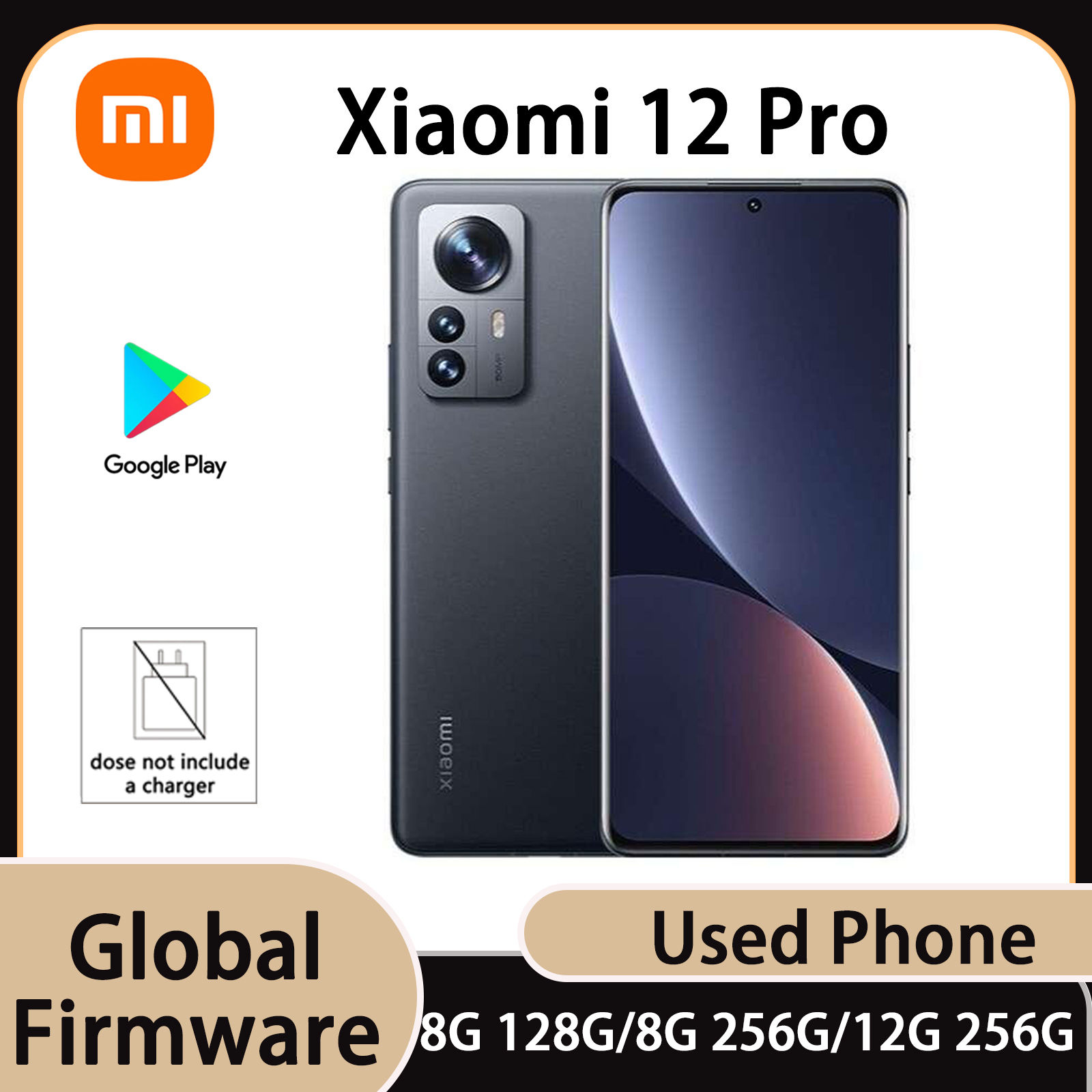 Global Firmware Xiaomi Mi 12 Pro Smartphone 5G Snapdragon 8 HyperOS 2.0 120Hz 50