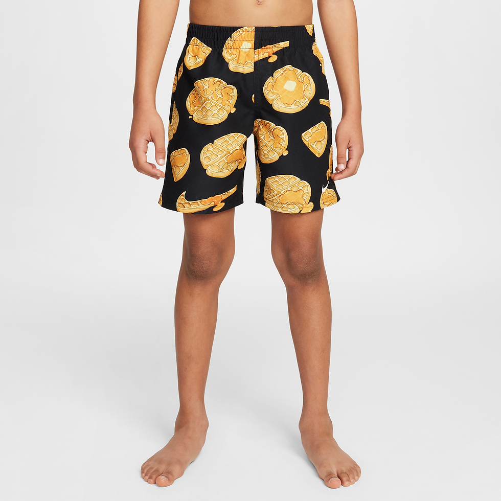 Shorts de vóleibol con forro interior de 13 cm para niños talla pequeña Nike Swi