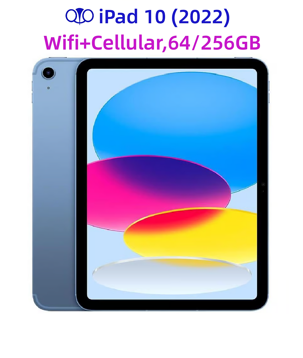 97% New Original Unlocked Apple iPad 10 (2022) iPad 10th Gen Wifi+Cellular 64/25