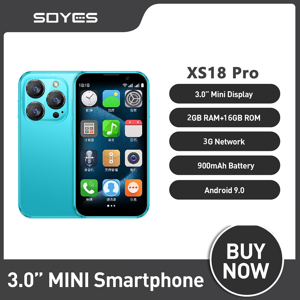 SOYES XS18 Pro Mini Smartphone 3G Network 3.0'' 2GB RAM 16GB ROM Android8.1 With