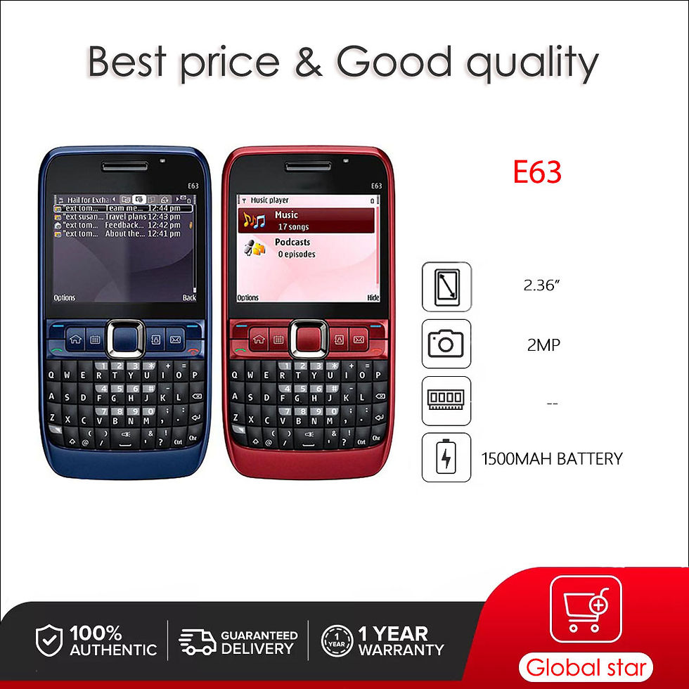 Original Unlocked E63 3G WIFI Bluetooth Camera FM radio Loudspeaker Mobile Phone