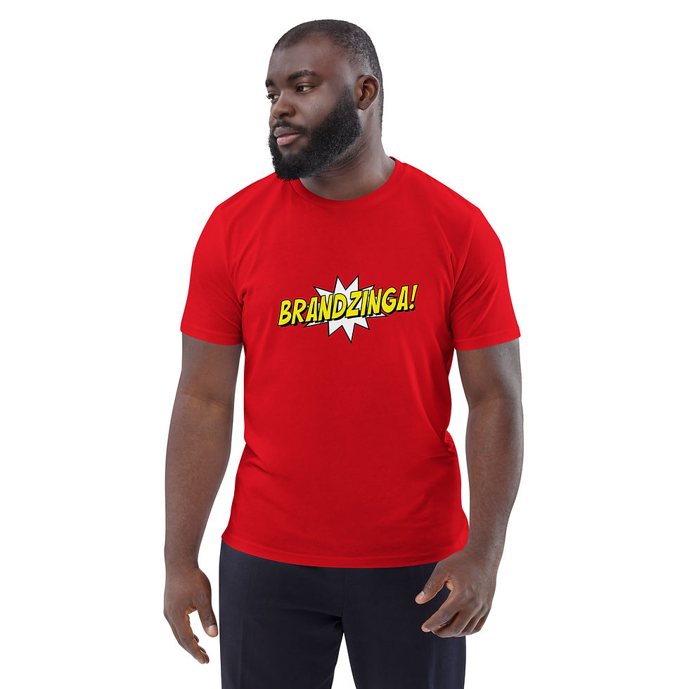 Thumbnail: BRANDZINGA! Unisex organic cotton t-shirt