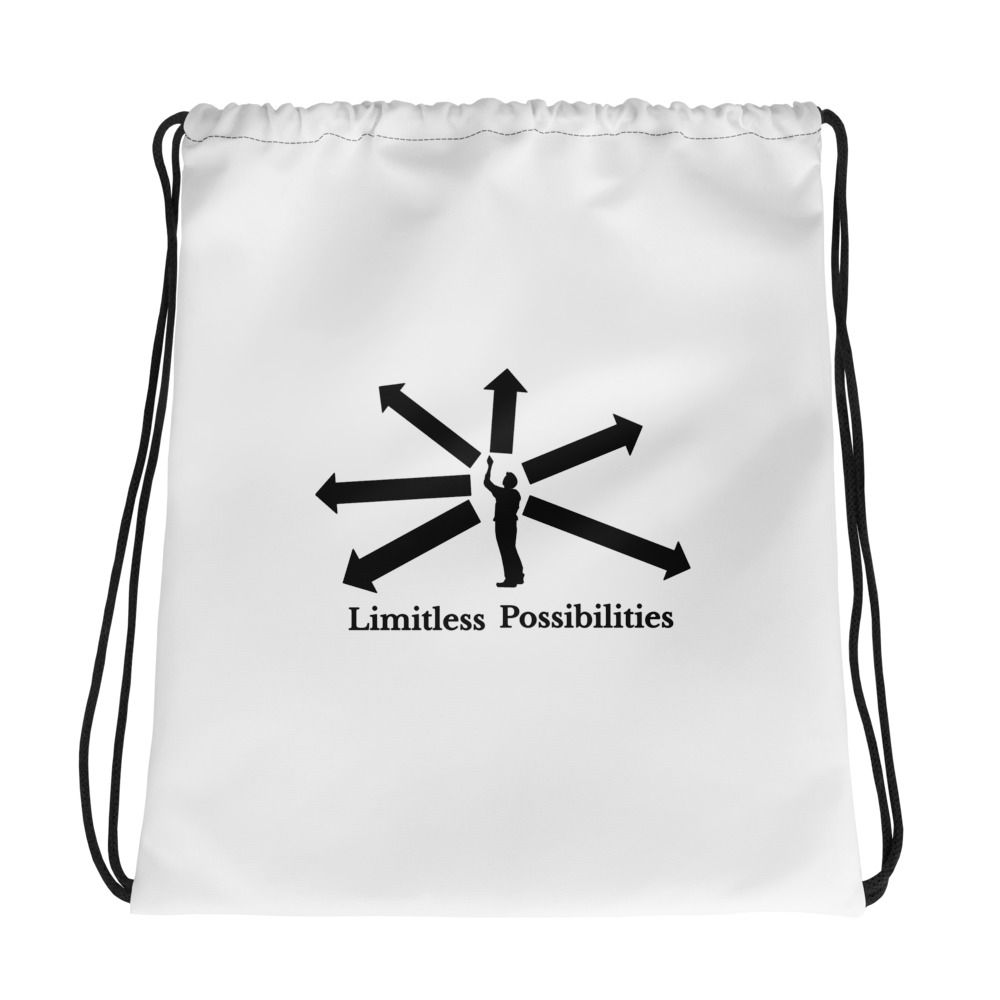 Limitless Possibilities Drawstring Bag