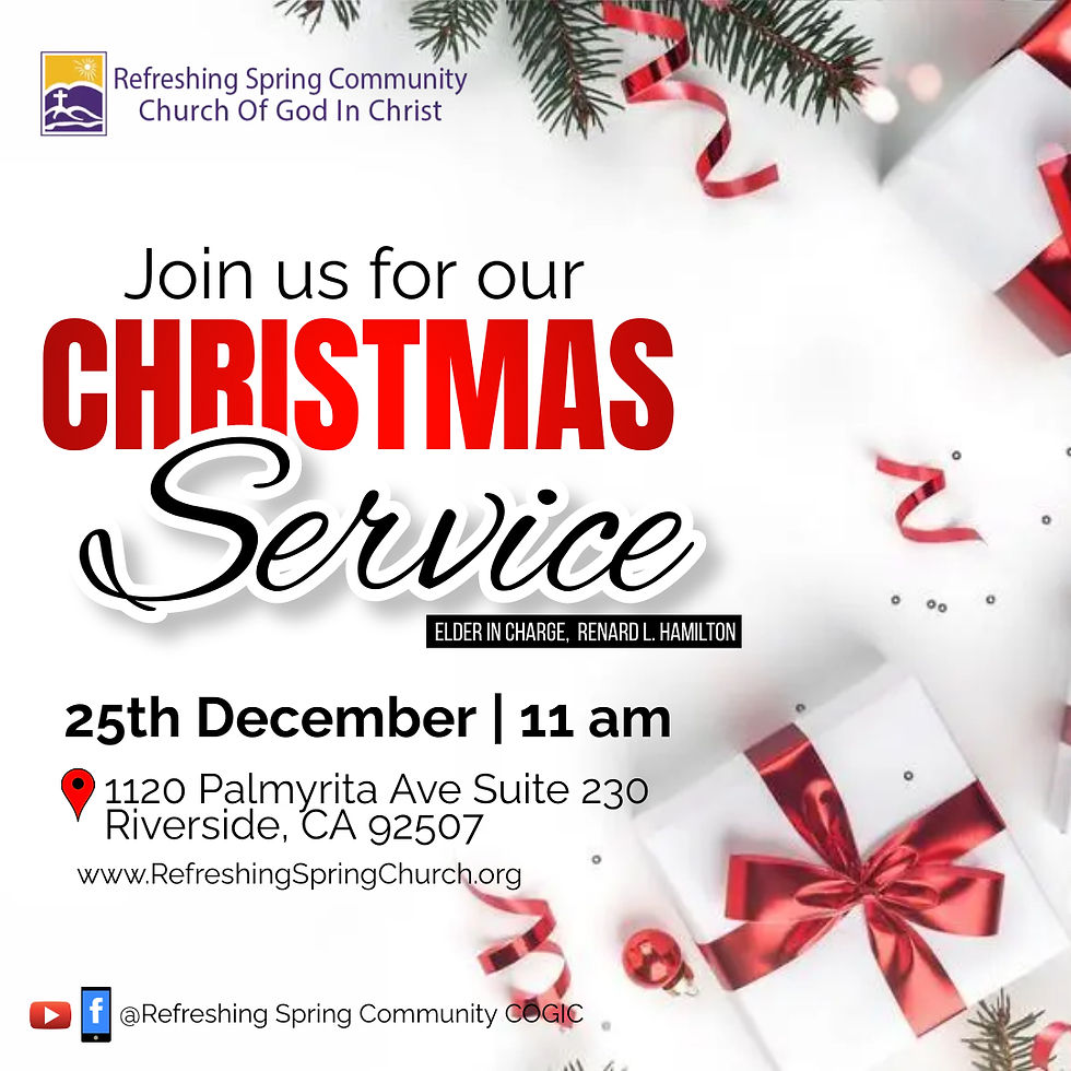 Christmas at Refreshing Spring