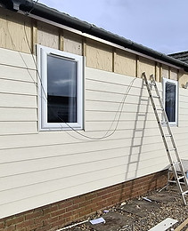 Park home new cladding swansea