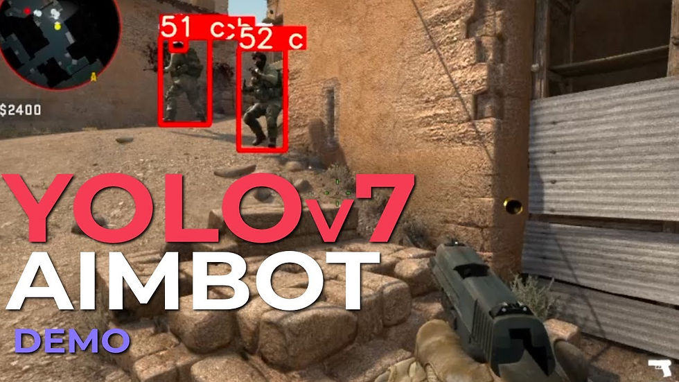 Object detection solutions like YOLO are key to the latest AI powered Aimbots